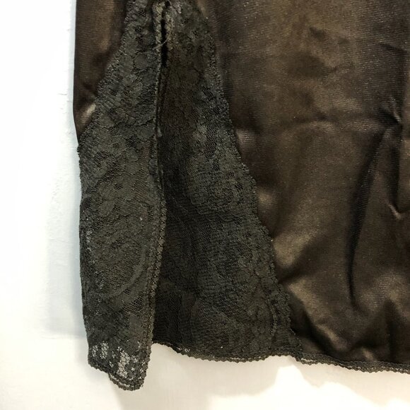 Vintage Maidenform Sweet Nothings Black Half Slip - Picture 4 of 6